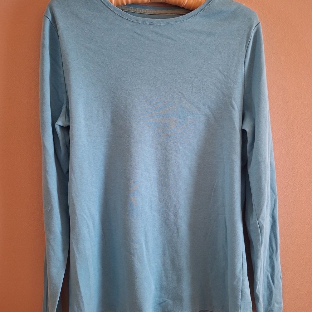 Talbots Light Blue Long Sleeve Top